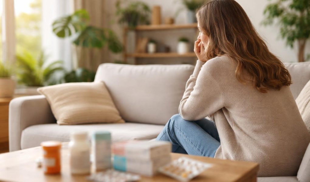 femme-canape-salon-lumineux-plantes