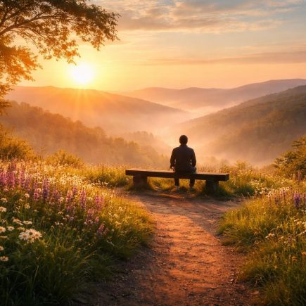 lever-soleil-sentier-fleurs-collines