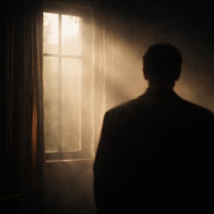 silhouette-floue-piece-sombre-fenetre