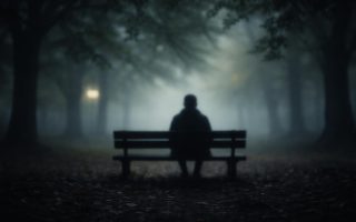 silhouette-banc-parc-ambiance-sombre