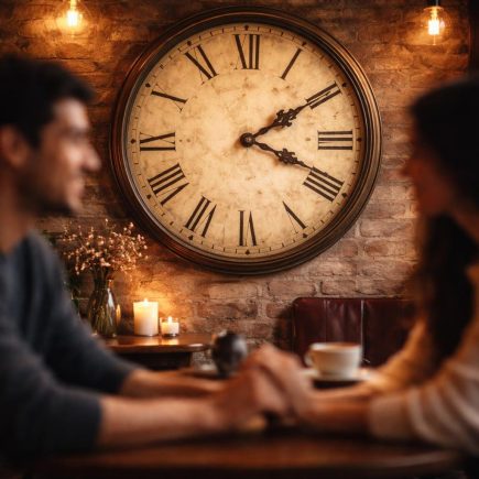 horloge-ancienne-cafe-intime-flou