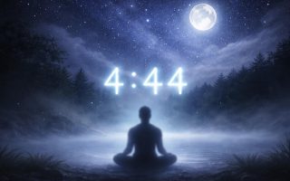 ciel-etoile-brume-lune-silhouette-meditation