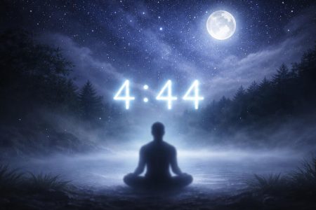 ciel-etoile-brume-lune-silhouette-meditation