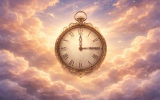 ciel-mystique-horloge-nuages-dore