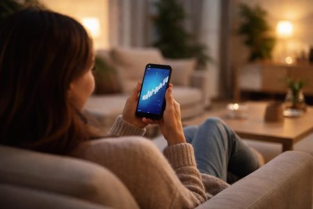 personne-assise-smartphone-salon-moderne