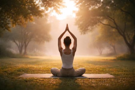 yoga-parc-lever-soleil-arbres