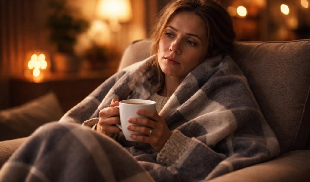 adulte-plaid-fauteuil-tasse-fatigue